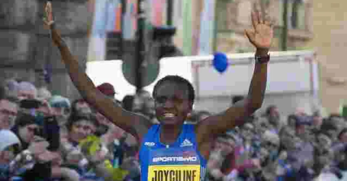 Kenya's Joyciline Jepkosgei Breaks Half Marathon World Record