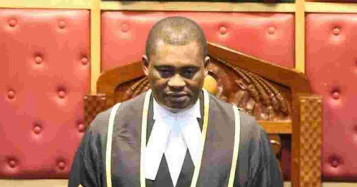 National Assembly Speaker Justin Muturi Warns MPs against Carrying Guns to Parliament Chambers