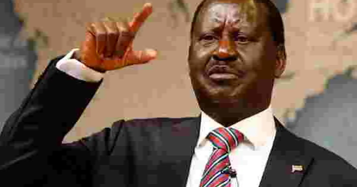 Raila Speaks About Secession in His Address to Kenyans Living in the US