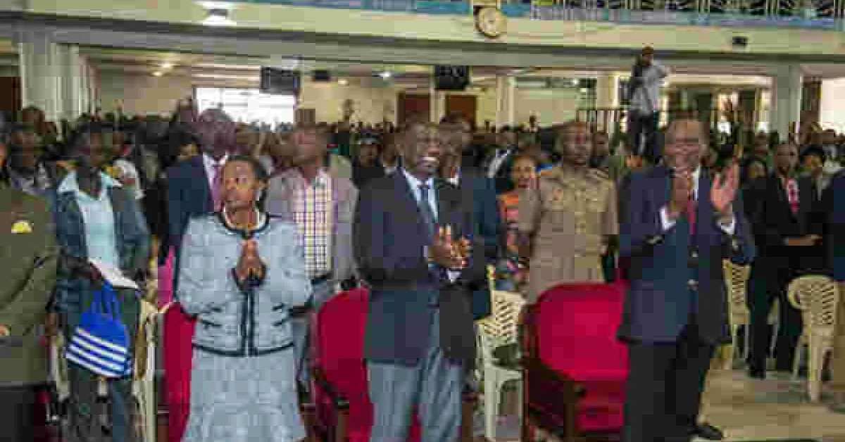 President Uhuru's  Call to His Competitors