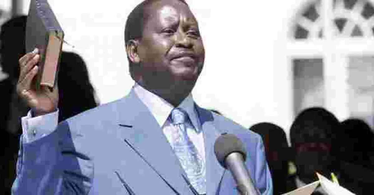 NASA Maintains it Will Swear-in Raila as President