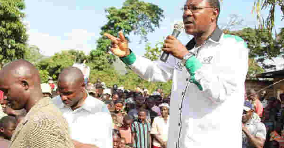 Wetang'ula: Raila Won't Vie for Presidency Again