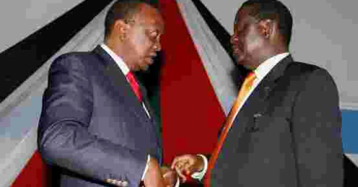 Uhuru, Raila Set to Share Podium at Former MP Nyenze's Funeral