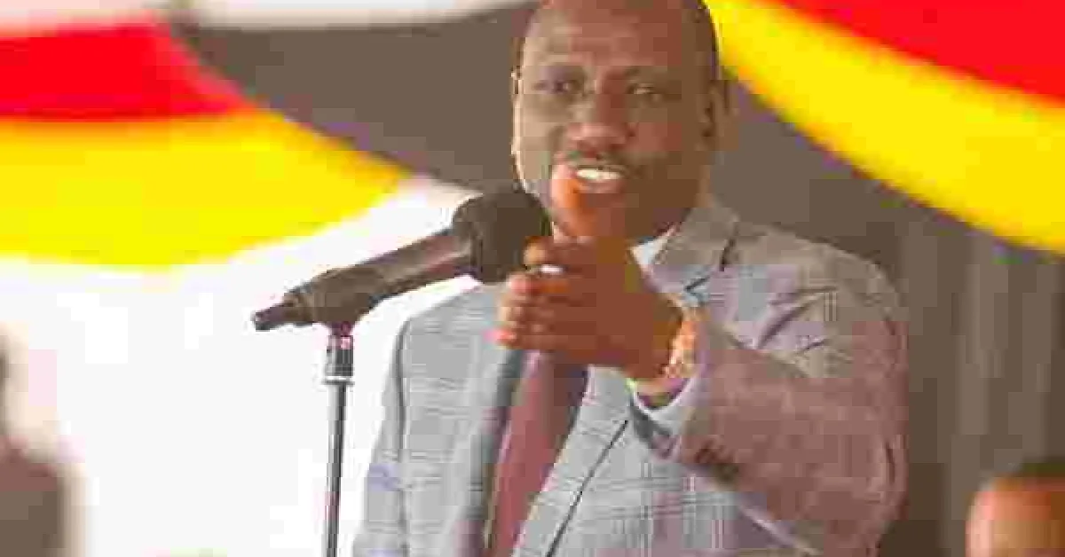 Deputy President William Ruto Speaks ahead of Tuesday's Raila Swearing-in