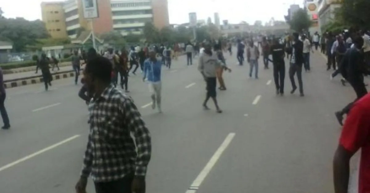 University of Nairobi Students Riot over Arrest of Embakasi East MP Babu Owino