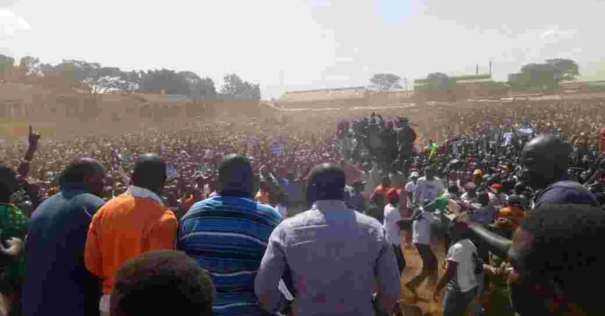 NASA Leaders Hold First Rally After Raila 'Swearing-in', Vow to Resist Jubilee's Intimidation