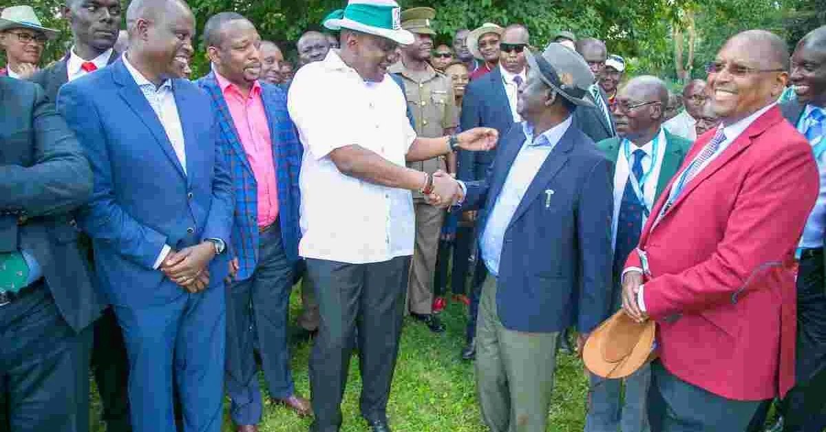 President Kenyatta, Raila Make Another Rare Public Appearance Together