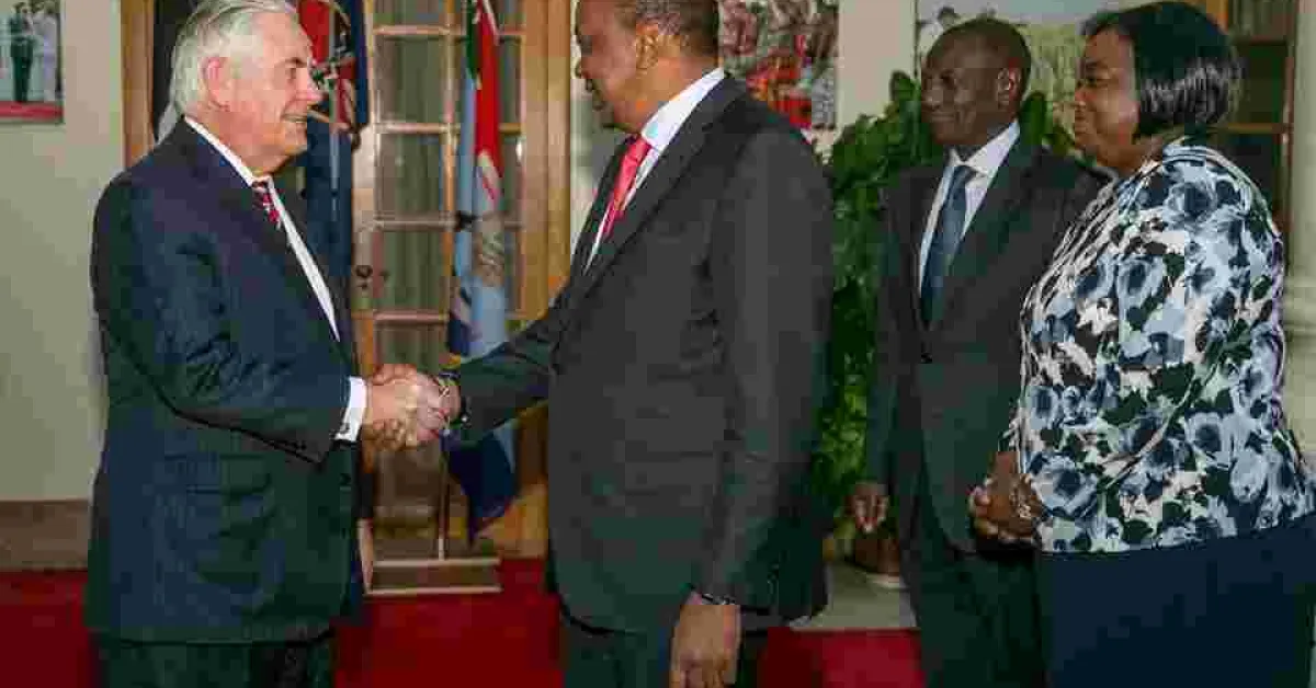 US President Trump Sacked Rex Tillerson While the Secretary of State Was in Kenya