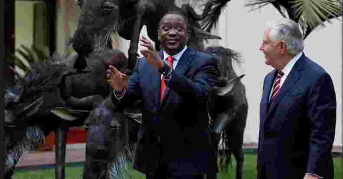 US Secretary of State Rex Tillerson Lands in Nairobi