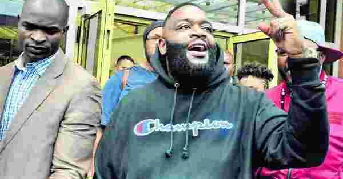 American Rapper Rick Ross Gets Explosive Reception at JKIA