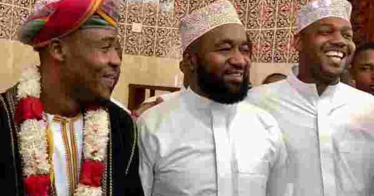 Tanzania Singer Ali Kiba as He Finally Weds His Kenyan Lover Amina Khalef in Mombasa