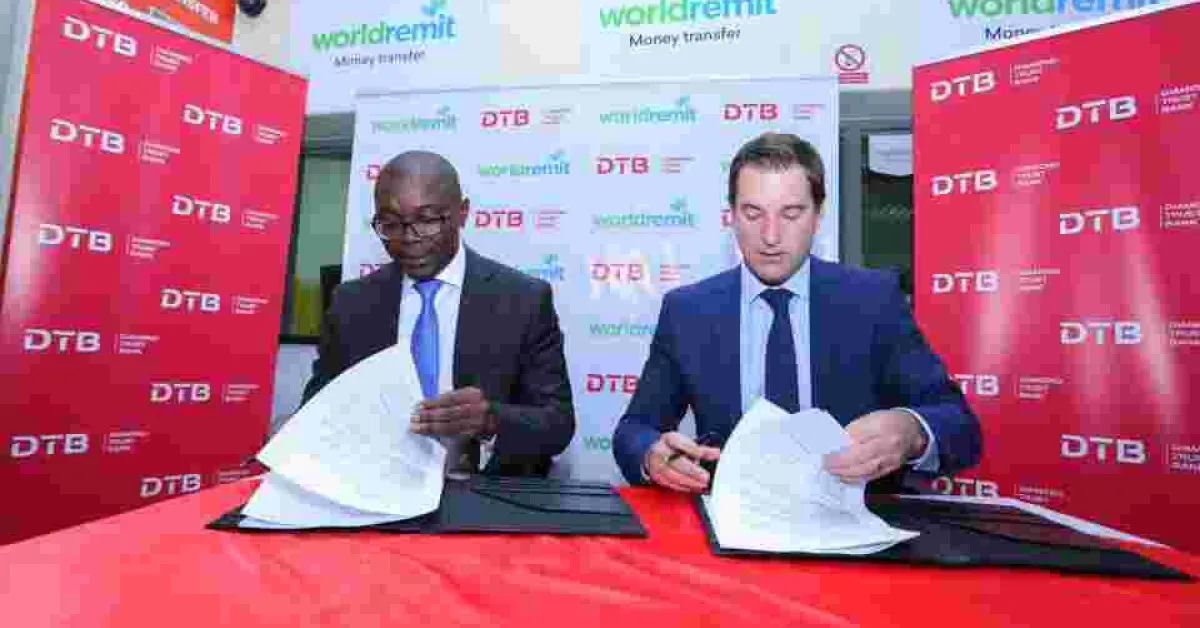 Kenyans in Diaspora to Send Cash Instantly in New DTB-WorldRemit Deal