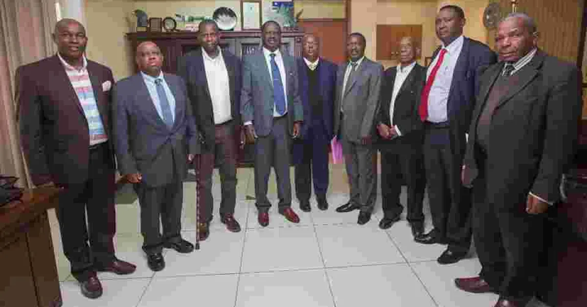 Raila Meets Kikuyu Elders in Nairobi