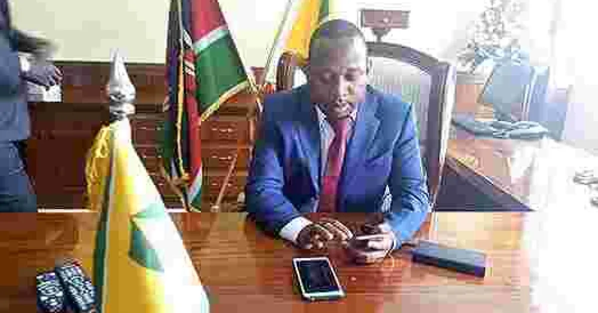 Nairobi Governor Mike Sonko Sends Home Minister for Traveling to the US