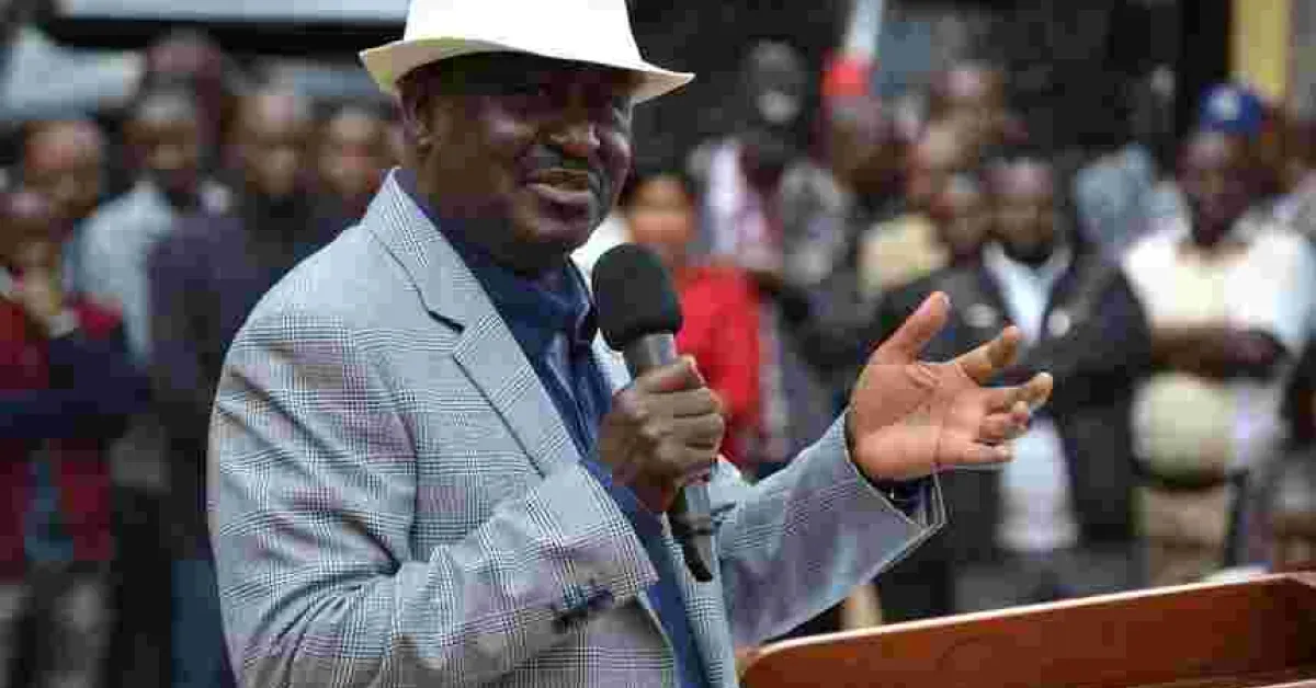 President Kenyatta Had Approved My Arrest, Raila Says