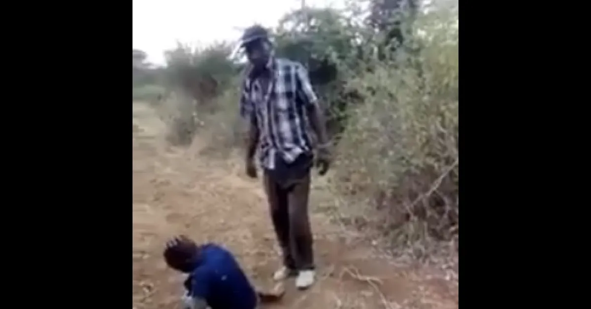 #ArrestNzomo: Kenyans Demand the Arrest of Man Captured on Camera Brutally Assaulting Wife [VIDEO]