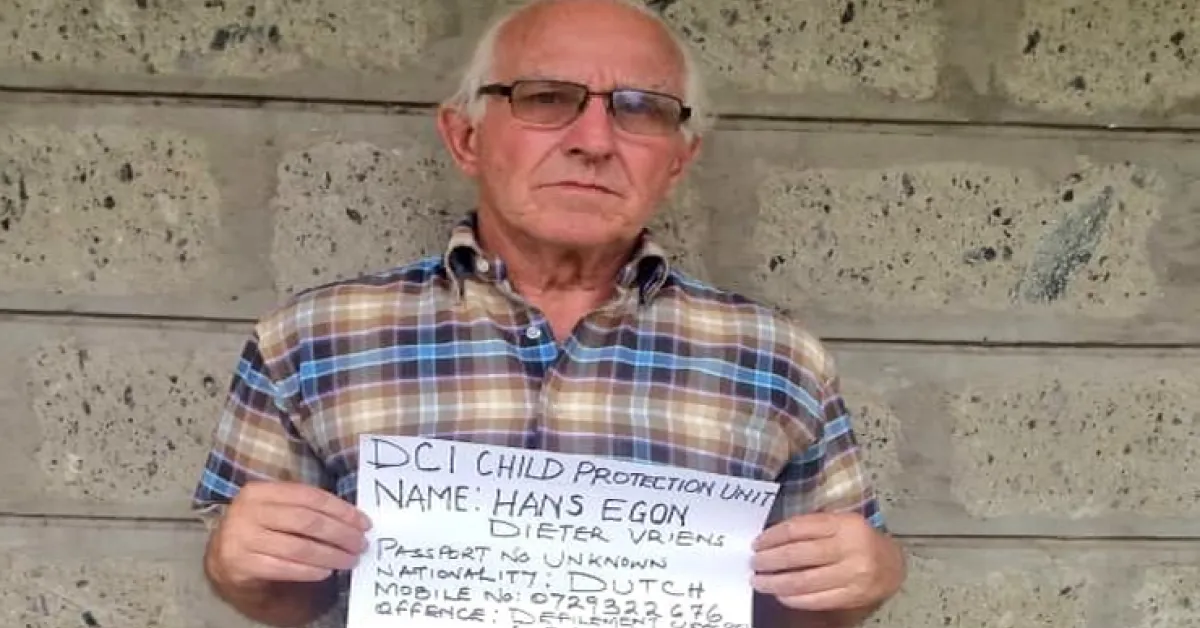 Police in Nairobi Arrest Dutch Sex Pest who Disappered in 2016