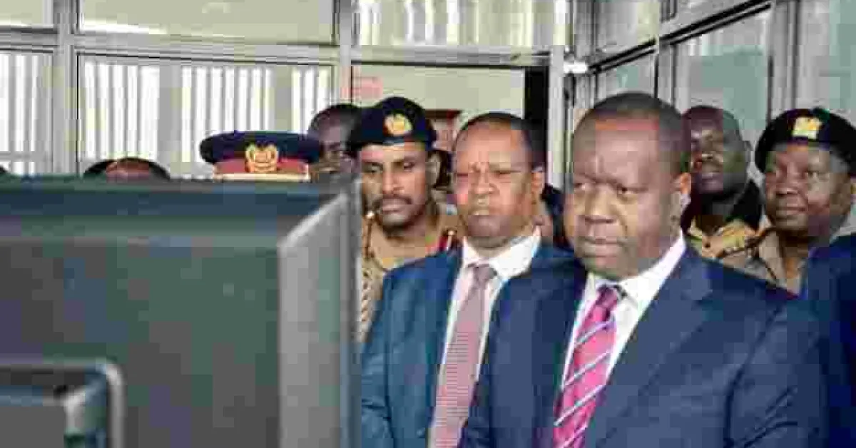 Interior Cabinet Secretary Fred Matiang'i Launches New Police Unit