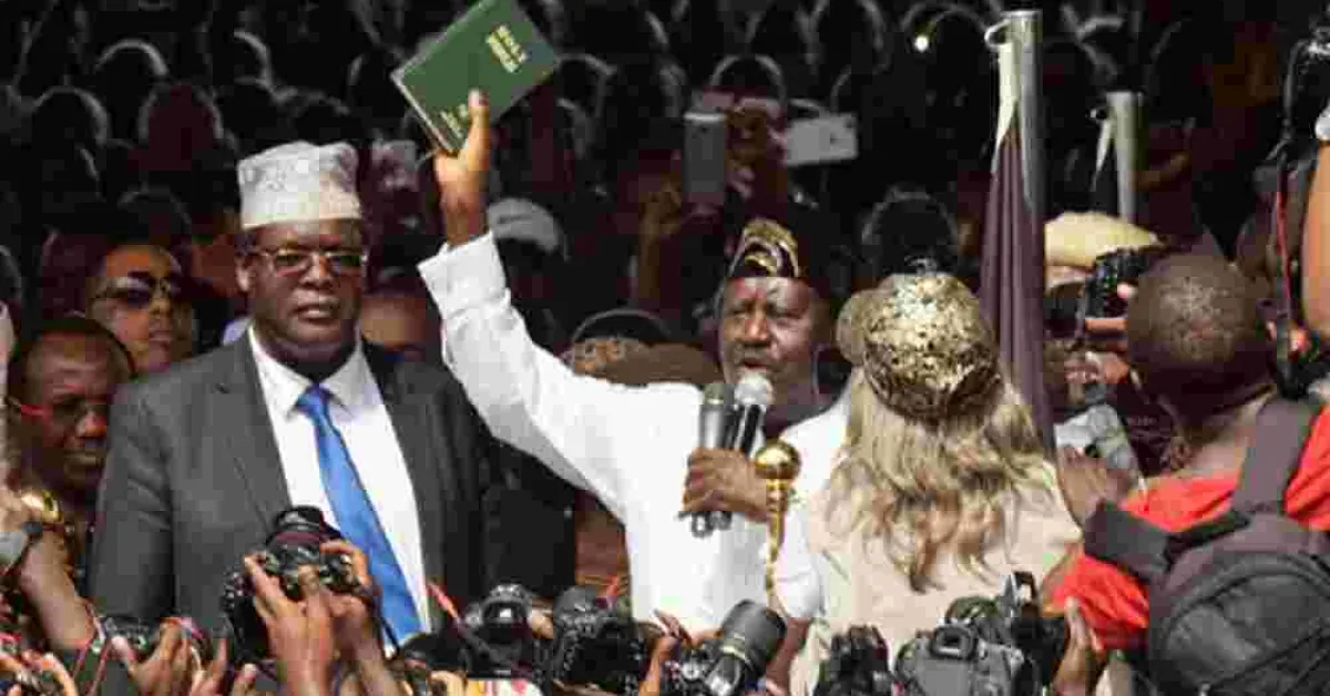 Miguna Miguna Exposes Unknown Secrets about Raila's January 30th Mock Swearing-in