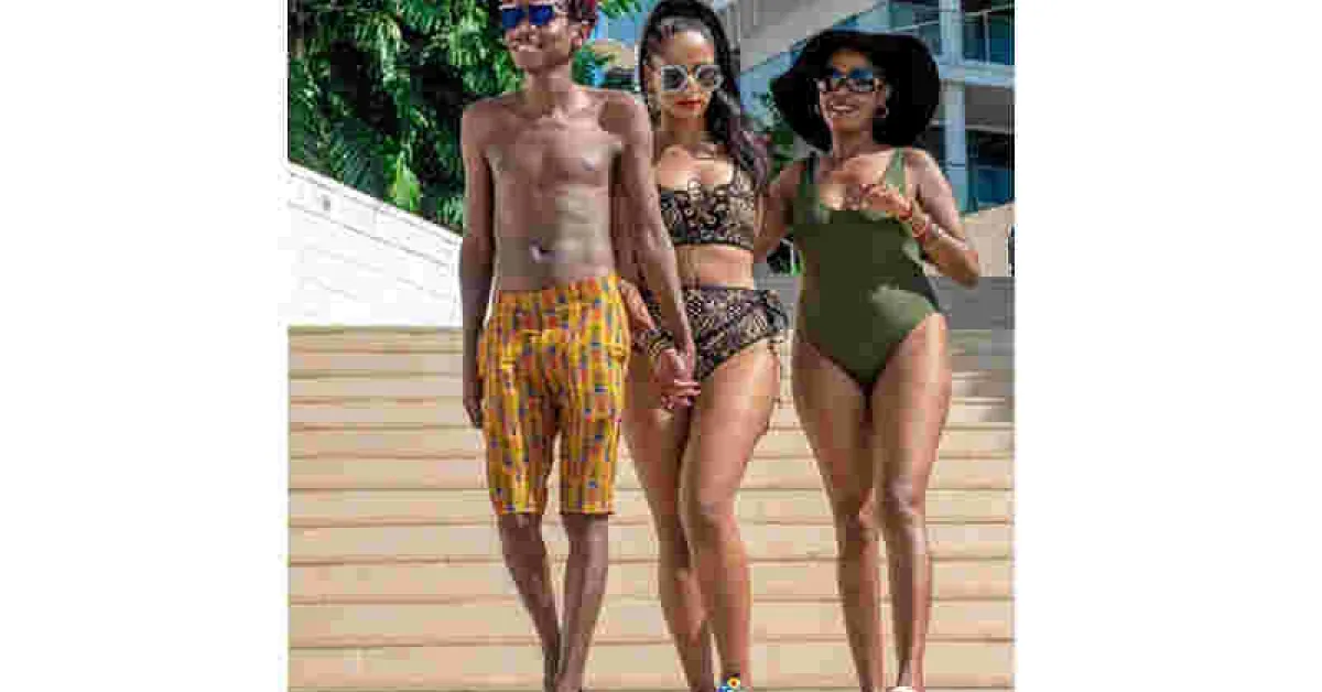 Kenyans Online Slam Comedian Eric Omondi for Taking Photo with Bikini-Clad 'Mother-in-Law'