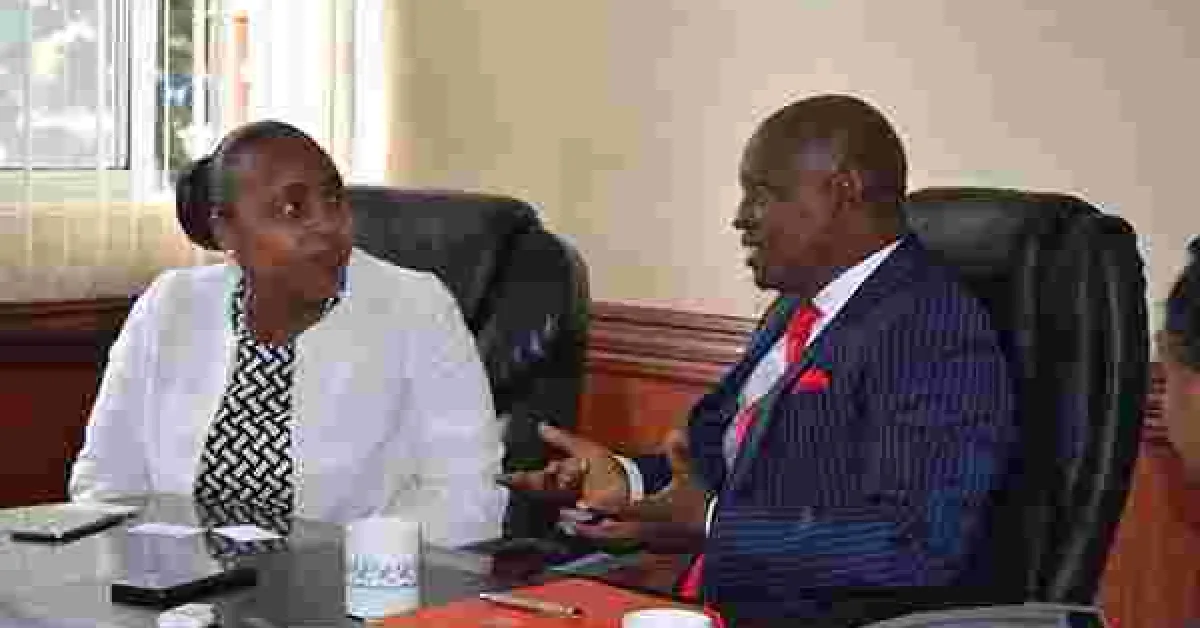 Nyeri Governor Mutahi Kahiga Denies Reports that Deputy Governor Caroline Karugu Physically Attacked Him