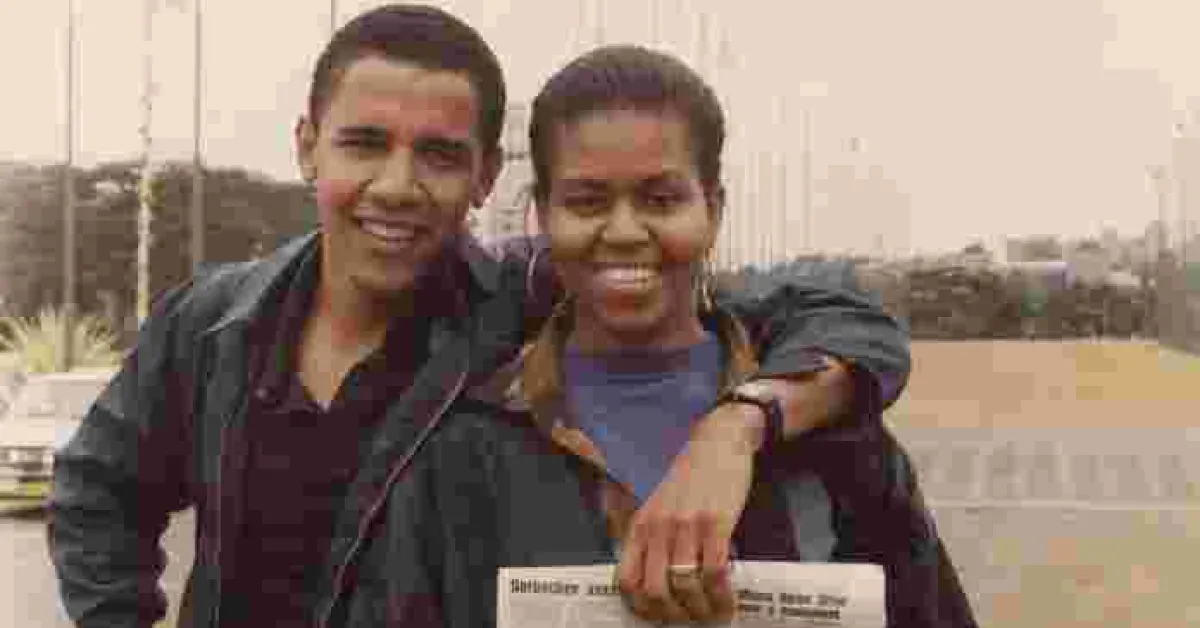 Former US President Barrack Obama Posts Photo Taken in Kenya in 1992 as He Wishes Michelle Happy Birthday