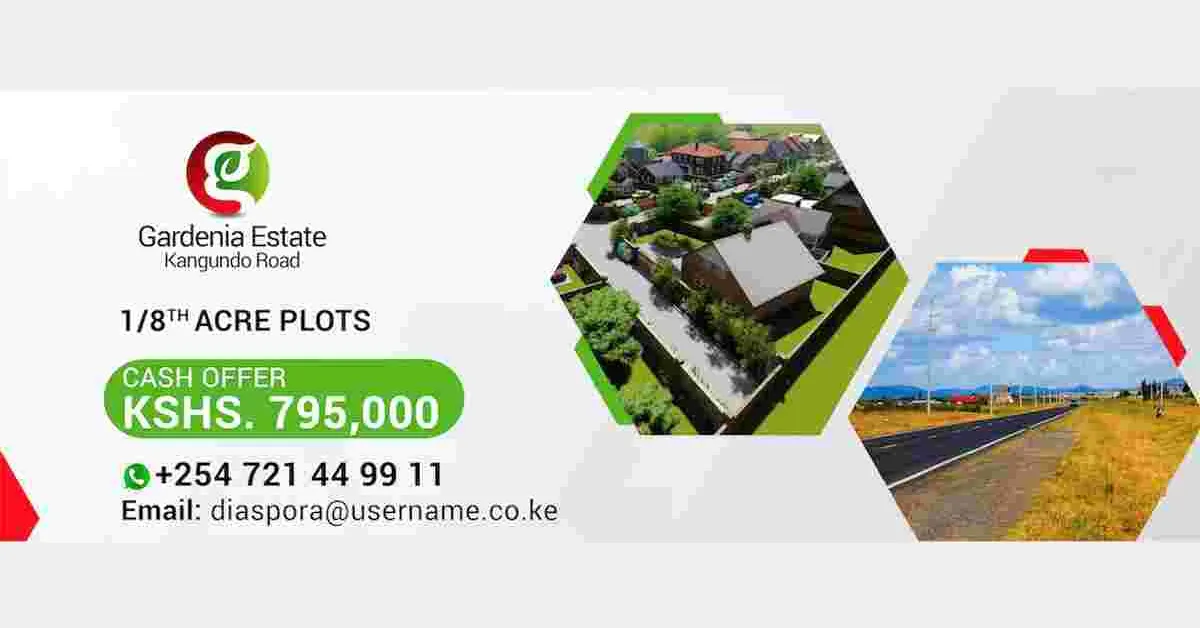 Plots for Sale in Gardenia Estate along Kangundo Rd