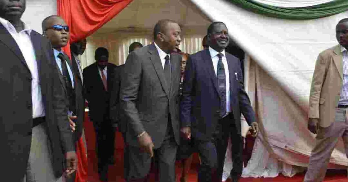 Uhuru, Raila Cancel Mt. Kenya Tour After Intelligence Points Out to Hostile Welcome