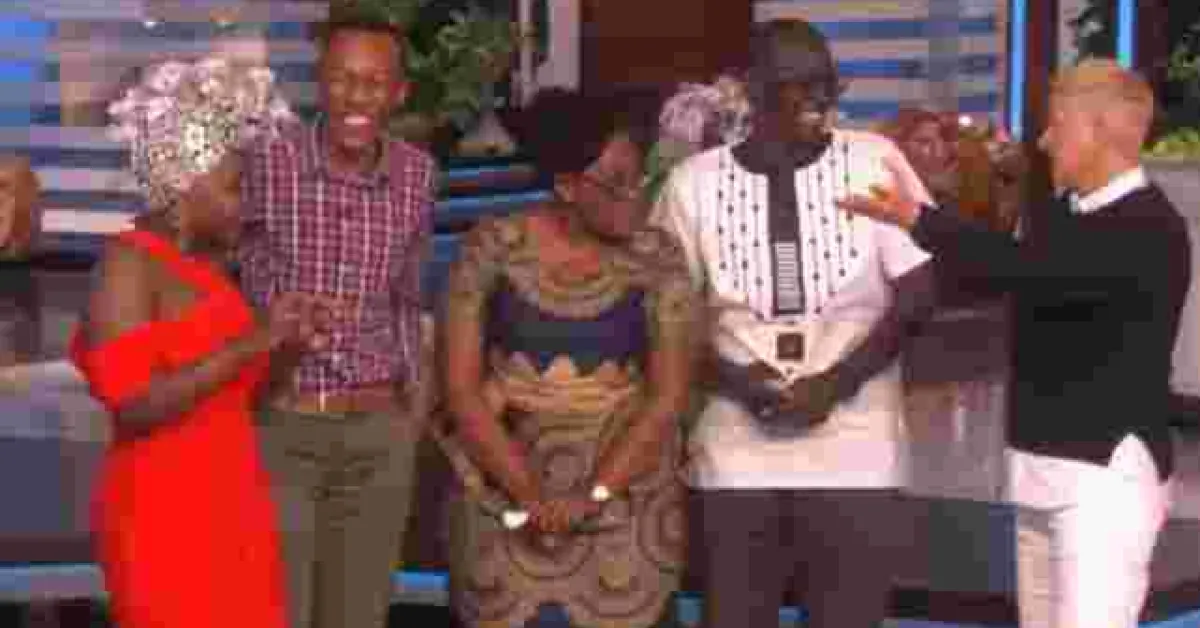 Reunited Kenyan Family Wins $50,000 on US Comedian Ellen Degeneres TV Show [VIDEO]