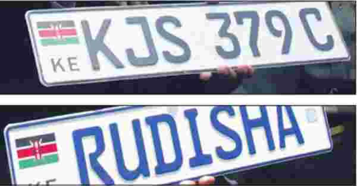 Kenya Gov't to Roll Out New Digital Car Number Plates