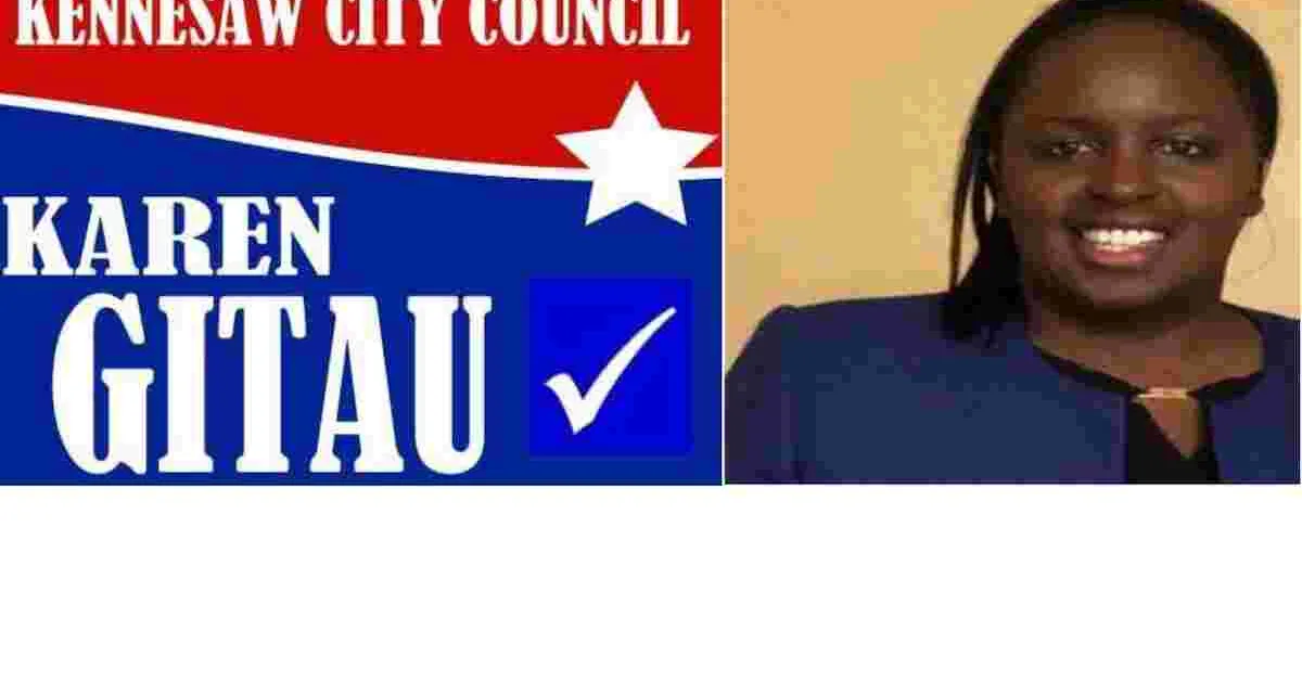 Kenyan-Born Karen Gitau Eyes Kennesaw (Goergia) City Council Seat