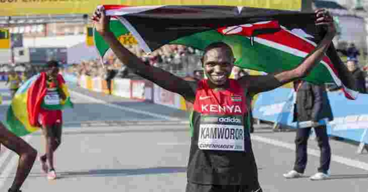Kenya’s Geoffrey Kamworor Shatters World Half-Marathon Record