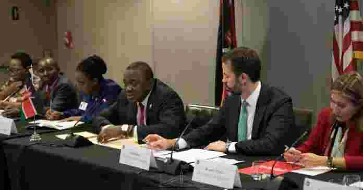 Uhuru Meets Top US Business Executives in New York, Markets Kenya as an Investment Hub