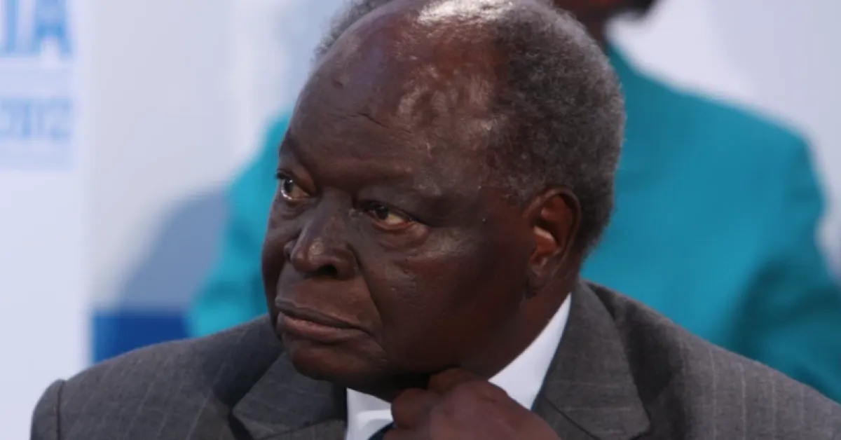 Retired President Mwai Kibaki Not Admitted to Hospital, Aide Says