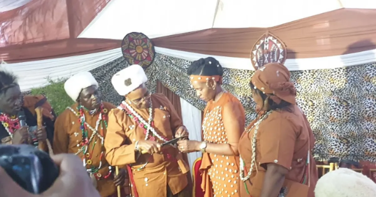 Nyandarua Governor Francis Kimemia, Wife Wed in Traditional Ceremony