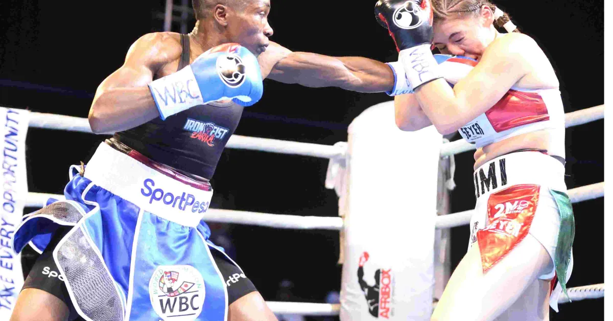 Fuming Kenyan Boxer Fatuma Zarika Blames Gov’t as She Surrenders WBC Title in Mexico