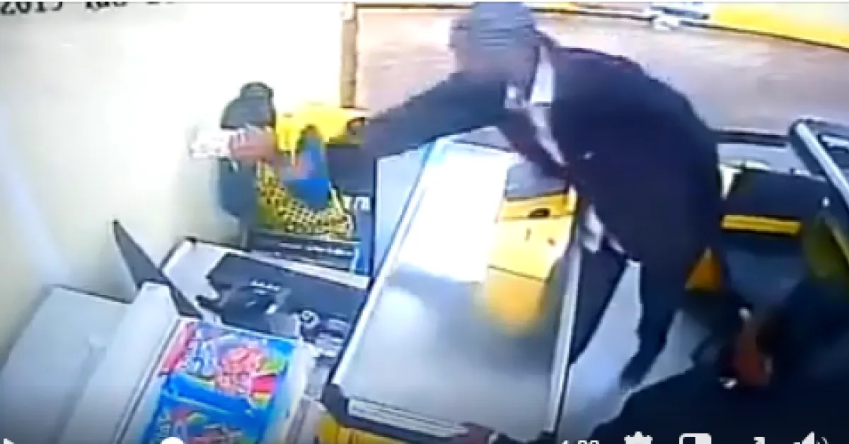 [VIDEO] Uproar as Kenyan Man is Captured on CCTV Beating Female Supermarket Cashier