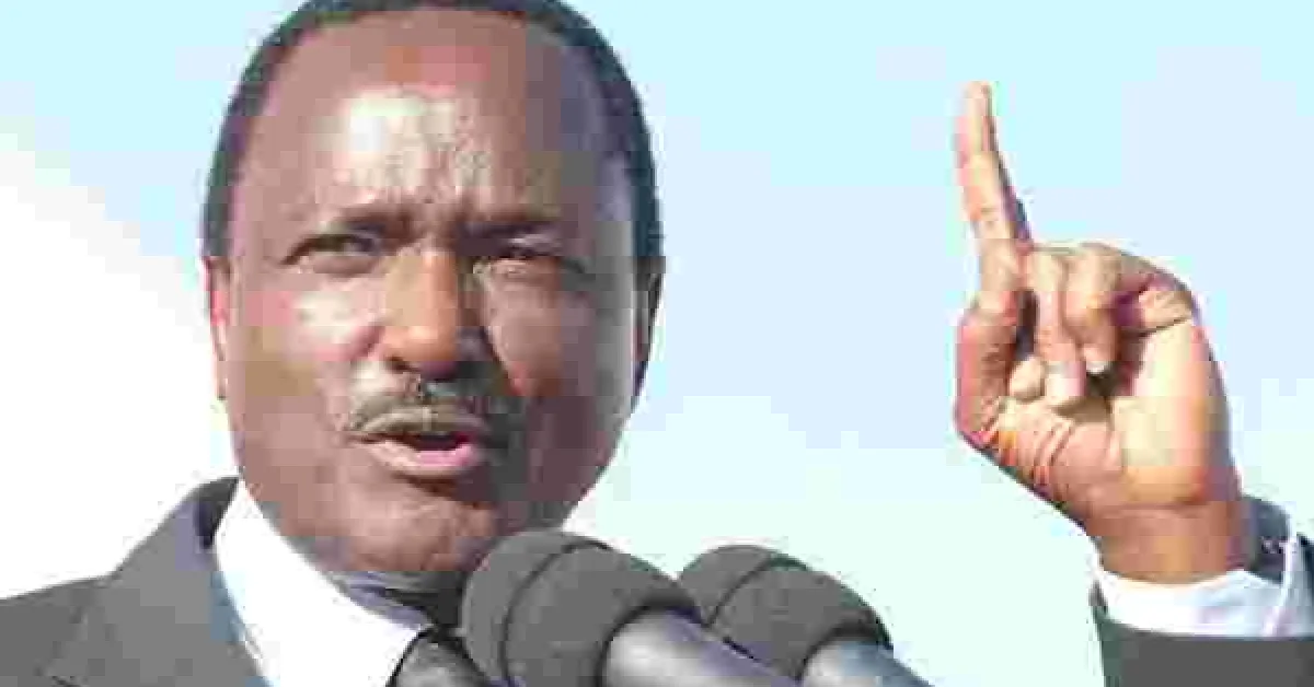 Kalonzo Pledges Loyalty to President Uhuru