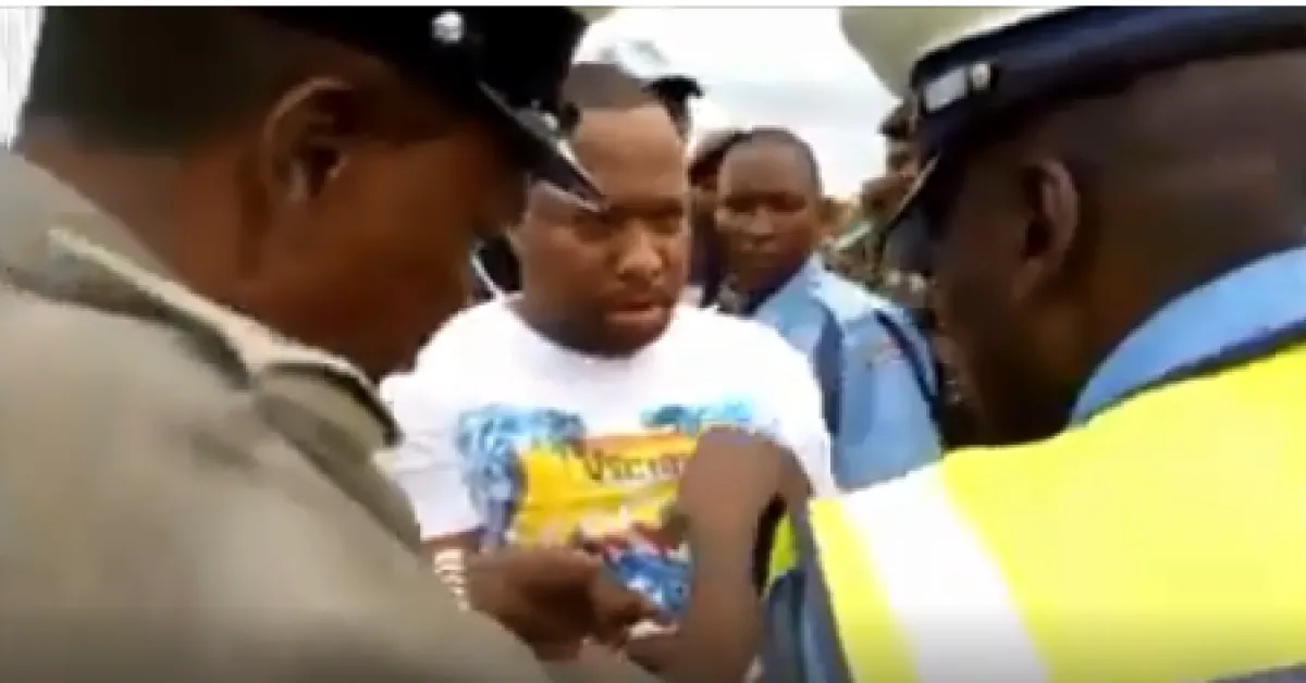 WATCH: Drama as Nairobi Governor Sonko Refuses to Board Helicopter after Arrest
