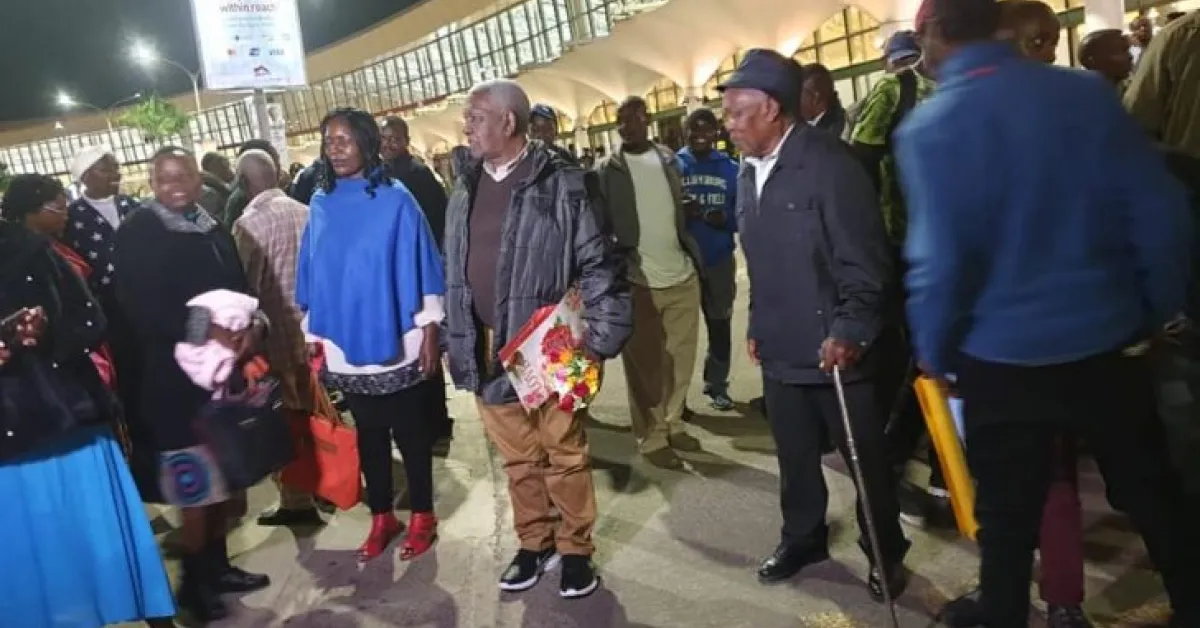 84-Year-Old Kenyan Man Returns Home to Rousing Reception After Living in the US for 60 Years