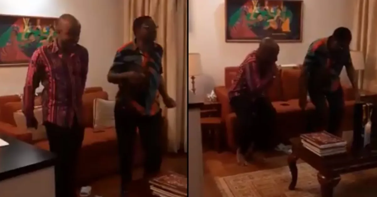 VIDEO of Senator Orengo Engaging in Dancing Contest with Son Wows Kenyans