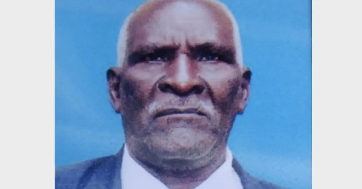 Death Announcement for Peter Kagunyi Muti: Father to Joseph Kagunyi and Daniel Kagunyi of Maryland