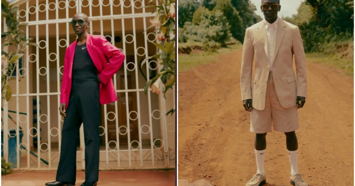 Eliud Kipchoge Featured in Top US Magazine, Excites Kenyans with His Dressing Style [PHOTOS]
