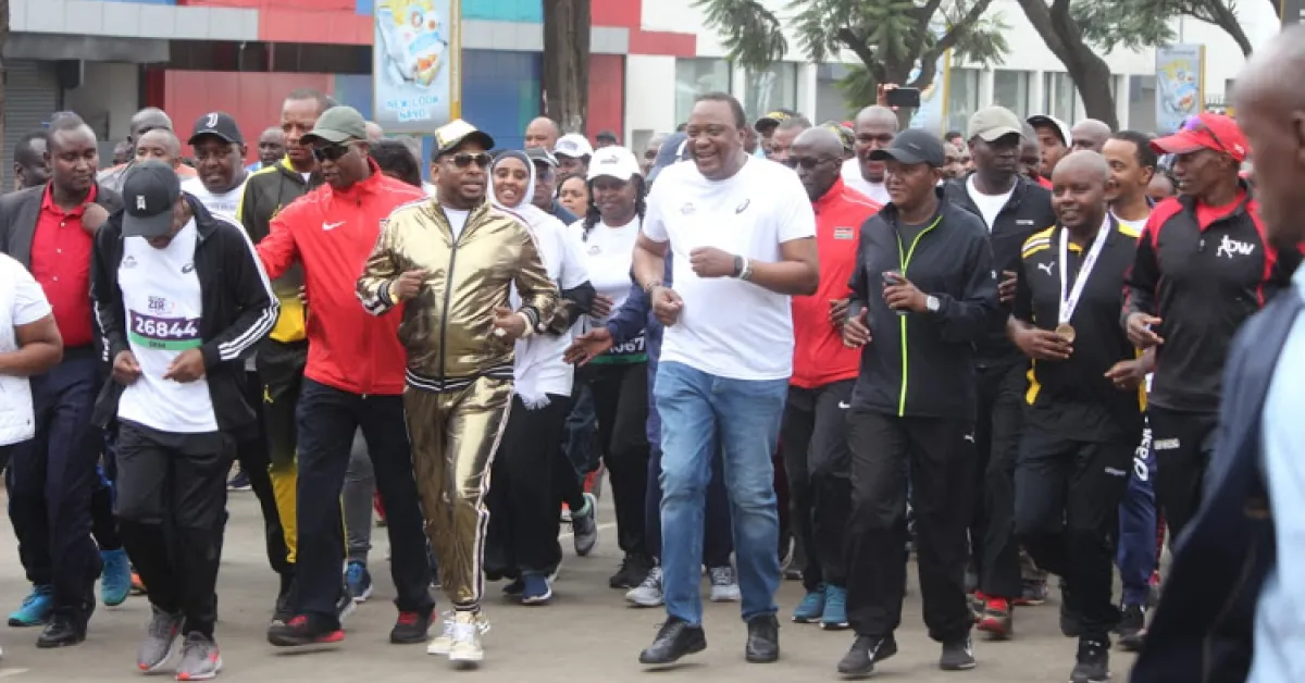 Beyond Zero Half Marathon: Uhuru Runs 2.6-Kilometer Race