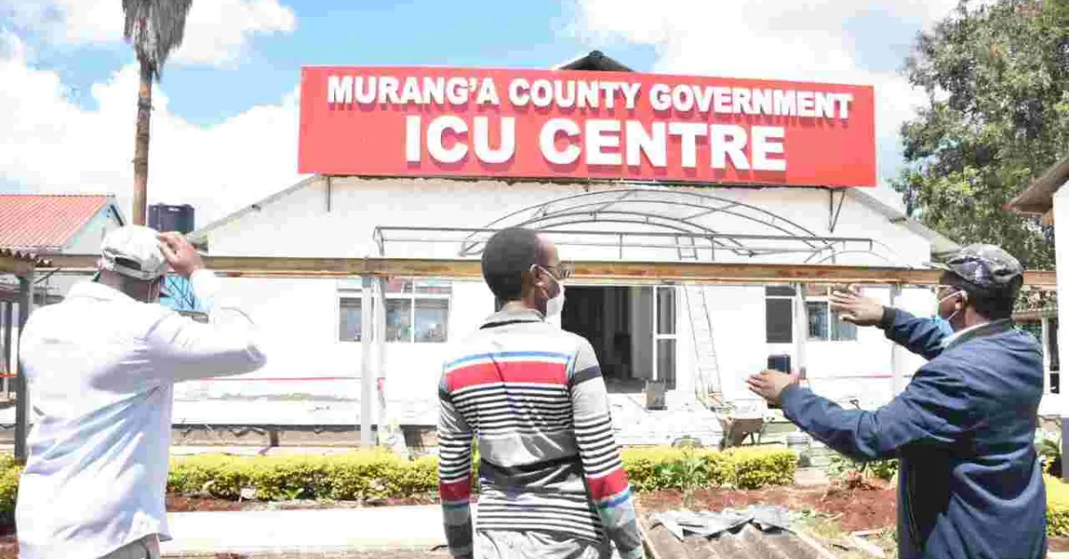 Murang’a Governor Mwangi wa Iria Builds 35-Bed Capacity ICU Facility in 21 Days [PHOTOS]