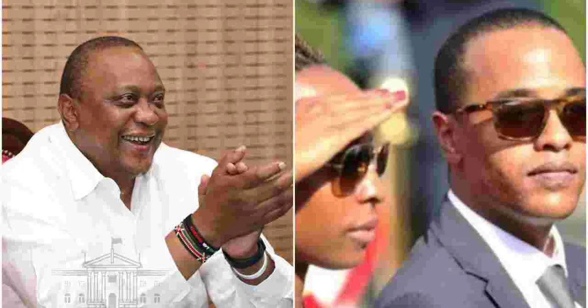 Uhuru’s Son, Jomo Welcomes Baby Boy, Names Him After the President