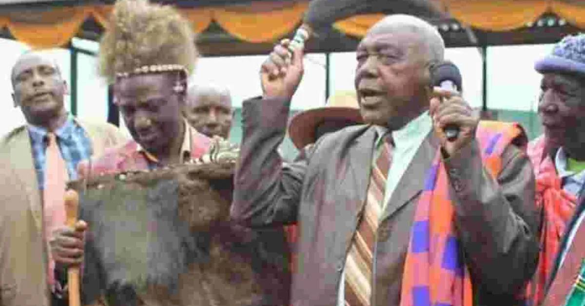 DP William Ruto Cleansed by Talai Elders to Protect Him from Bad Omen