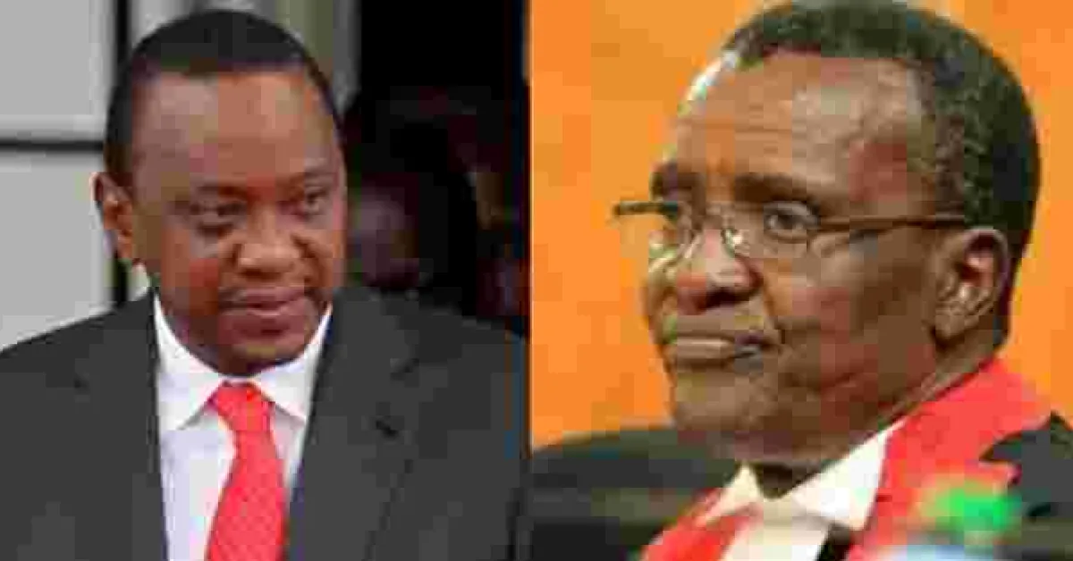 Chief Justice David Maraga Protests Uhuru’s New Executive Order