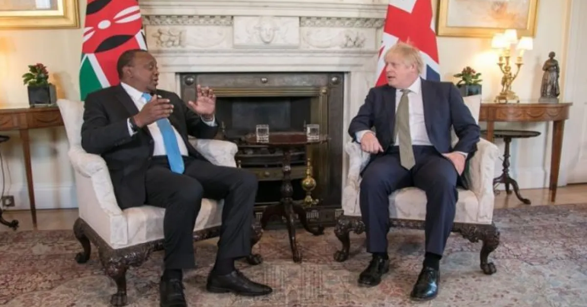 Uhuru Holds Talks with British Prime Minister Boris Johnson