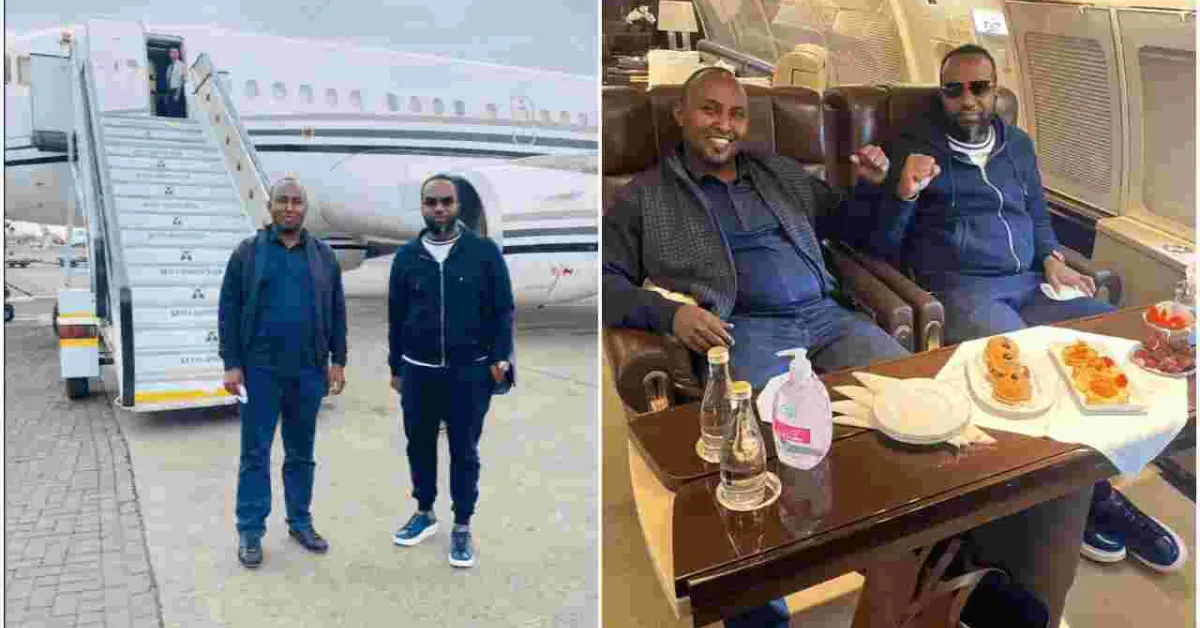 Joho Hires Lavish Private Jet to Visit Ailing Raila in Dubai